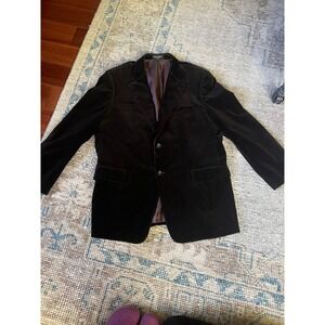 Nordstrom & Loro Piana  Rich Brown Sport Coat Blazer Corduroy 48R Old $